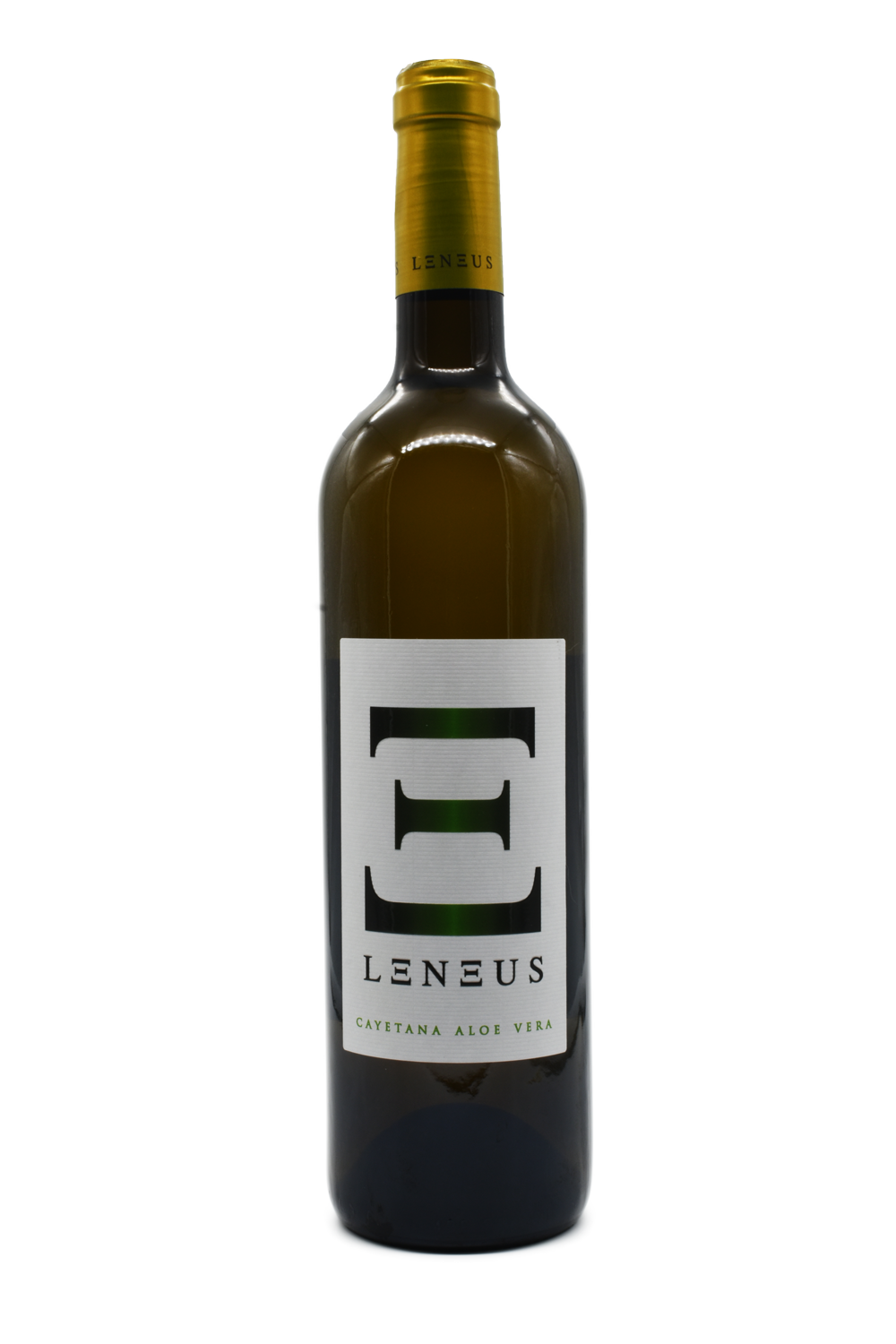 Leneus Cayetana Aloe Vera Organic White Wine Bottle