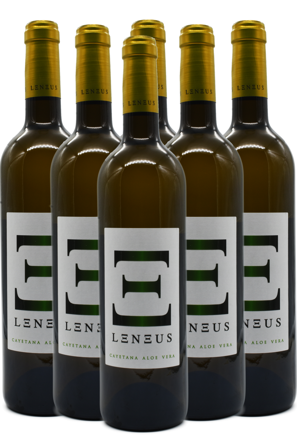 Leneus Cayetana Aloe Vera Organic White Wine 6 Bottles
