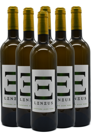 Leneus Cayetana Aloe Vera Organic White Wine 6 Bottles